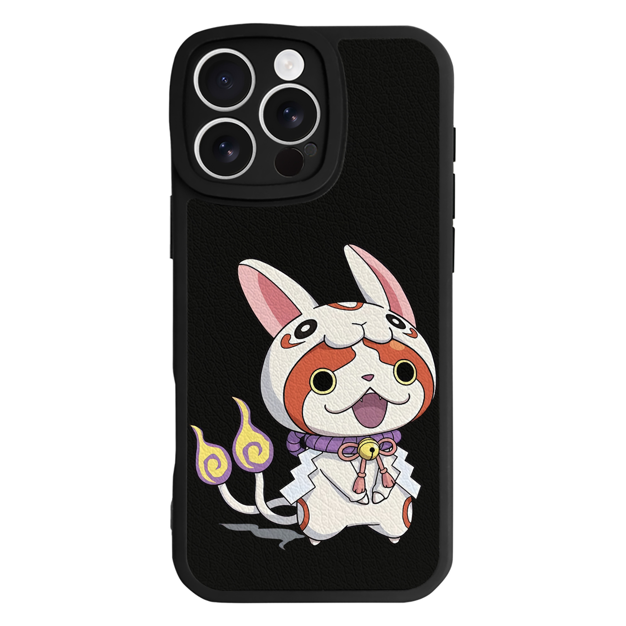 （画像用） 妖怪ウォッチ Yo-kai Watch 【iPhone 16シリーズ対応】シリコンスマホケース（レザー調） 材質：シリコン